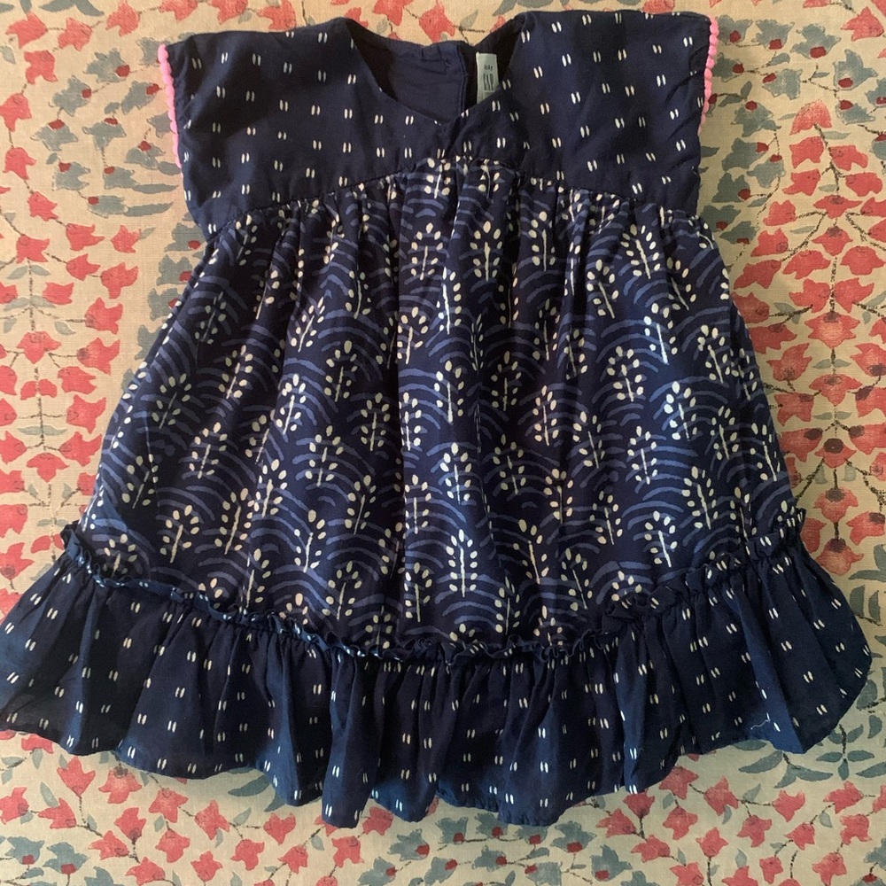 Navy and pink gap dress